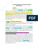 El Derecho Constitucional y La Ciencia Del Derecho Constitucional