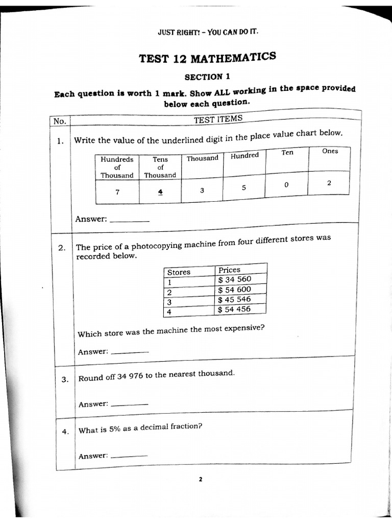 Mathematics Homework PDF | PDF