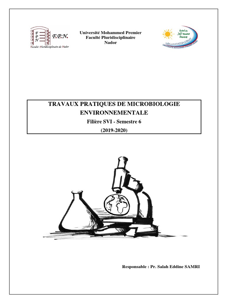 Travaux Pratiques de Microbiologie 2020 | PDF | Microbiologie | Bactérie
