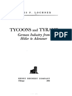 Tycoons and Tyrant, German Industry From Hitler To Adenauer (1954) PDF
