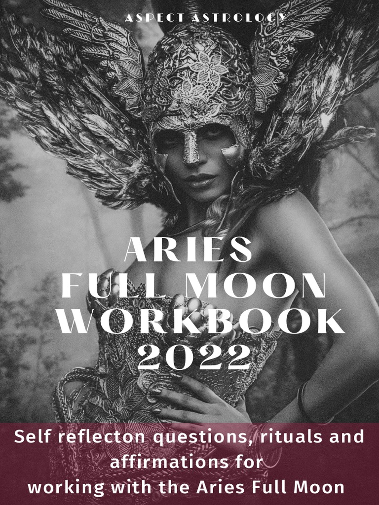 Aries Full Moon Reflection Guide | PDF | Planets In Astrology | Psychology
