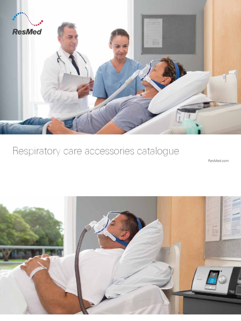 RespiratoryCareAccessoriesCatalogue Resmed PDF Manufactured