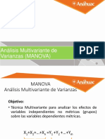 2 - MANOVA - Análisis Multivariado
