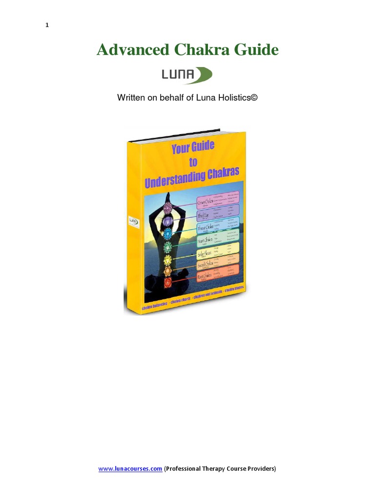 Advanced Guide To Chakra and Charts V17 | PDF | Chakra | Thorax