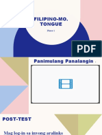 Filipino-Mo. Tongue PANG ABAY