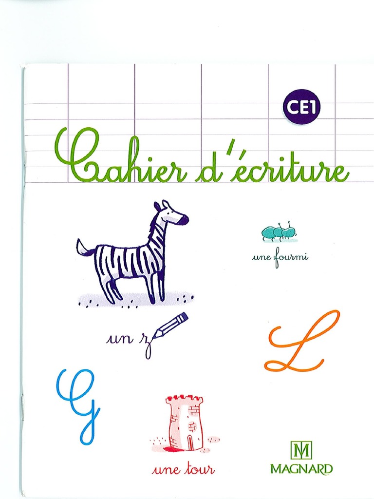 Cahier D'écriture Ce1 Magnard Pdf Magnard - Cahier Ecriture CE | PDF