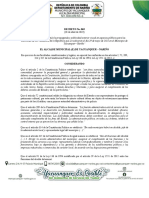 Decreto Regula Publicidad Elecciones Presidenciales 2022 - Yacuanquer