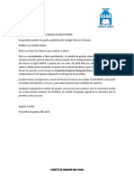 Asunto: Aportes para Chaqueta-Buso Prom: Comité de Grados RBJ 2023