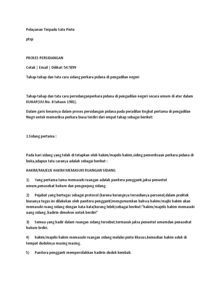 Proses sidang pengadilan dengan hadirnya para jaksa dan pengacara