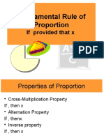 Fundamental rules of proportion