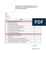 Checklist Monitoring UTS