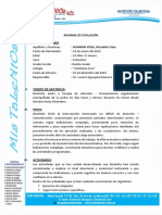 INFORME DE EVOLUCIÓN Nicolette PDF