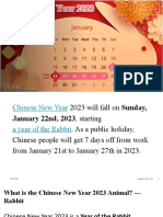 Mandarin 10-Lesson On Chinese New Year 2023