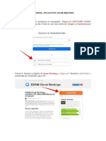 Tutorial Aplicativo Zoom Meeting