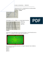 Atividade de Matemática 08