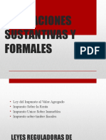 Obligaciones Sustantivas y Formales