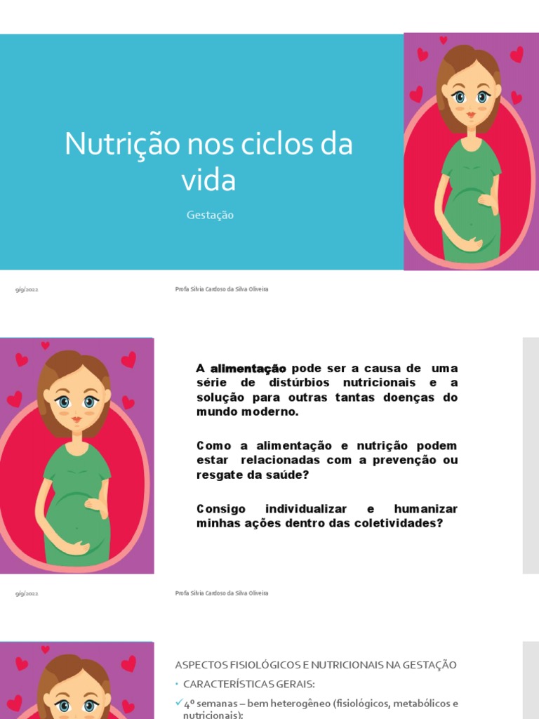 Aspectos nutricionais e fisiológicos importantes durante a gestação ...