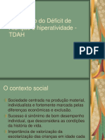 TDAH contextos família escola