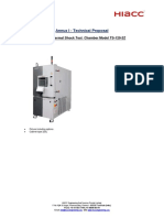 Annex I - Technical Specification - Thermal Shock Test Chamber Model TS-120-2Z PDF
