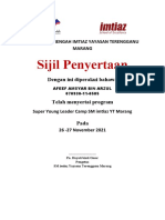 Sijil Penyertaan Pelajar