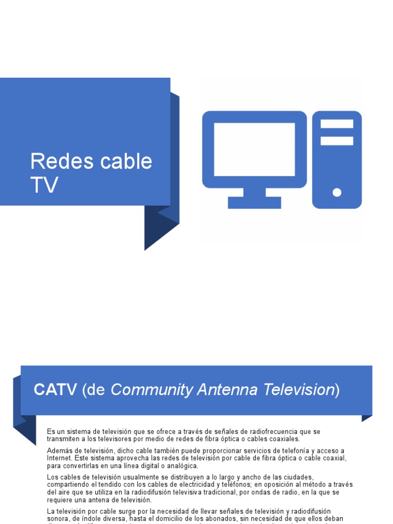 Cable Modem PDF Televisión por cable Televisión