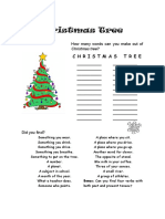 Christmas Tree Worksheet