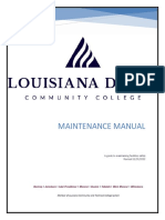 MAINTENANCE MANUAL: A Guide to Facilities Upkeep