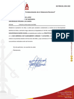 Carta de Aclaración PDF