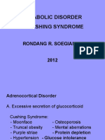 Metabolic Disorder in Chusing Syndrome