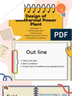 Design of Geothermal Power Plant - Kelompok 3