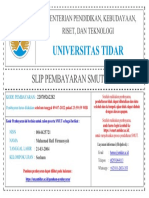 Universitas Tidar: Slip Pembayaran Smut 2022
