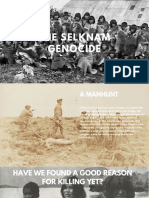 The Selknam Genocide