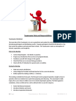 Template For Toastmaster Role and Responsibilities PDF