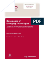 2012 Governance of Emerging Technologie