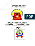 PRE - Administracion - Malla
