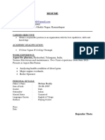 Rajendhar Resume PDF