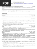 Armand Asnani Resume PDF