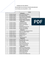 Kelompok Praktikum Nutrigenomik Kelas A