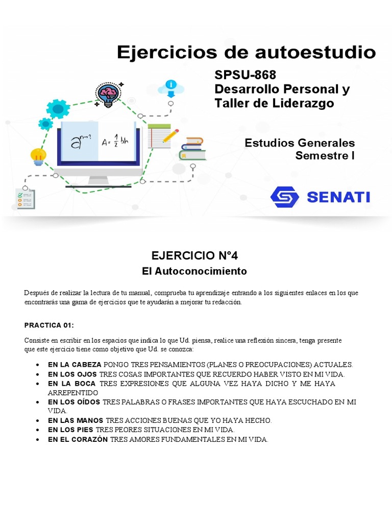 Autoconocimiento y Liderazgo Personal | PDF | Crecimiento personal y ...