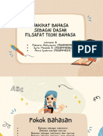 Hakikat Bahasa Sebagai Dasar Filsafat Teori Bahasa PDF