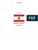 Position Paper - Republic of Lebanon (MUN RESOURCE)