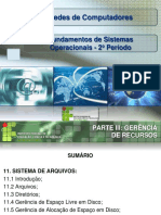 FSO - Slides - 09 - Sistemas de Arquivos PDF