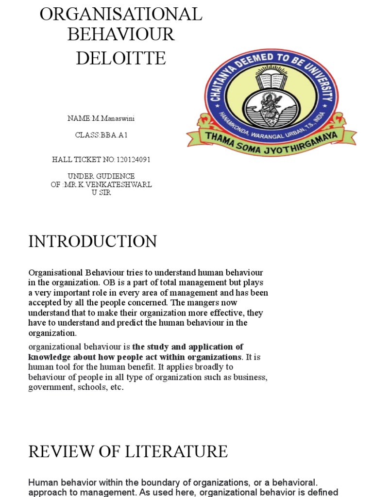 Organisational Behaviour | PDF | Organizational Behavior | Behavior