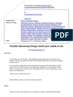 Foolish Devouring Things PDF