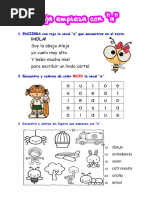 Actividades para la Vocal I en Preescolar | PDF | Artes del Lenguaje y ...