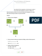 Ejercicio de Balance de Materia PDF