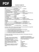 LongQuizEnglish (Lesson#1)