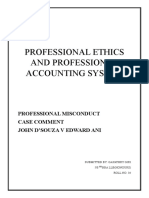 Professional Ethics Misconduct Case Comment