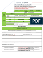 Learning Agreement for Traineeships