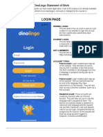 DinoLingo Statement of Work - Android App